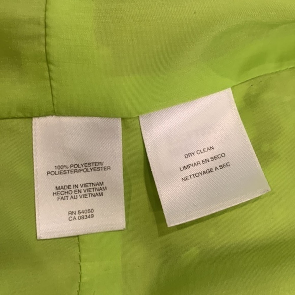 Rachel Roy double breasted zip pleated trench coat splatter print M - Picture 6 of 11